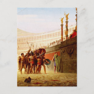 Ave Caesar by Jean-Leon Gerome Postcard