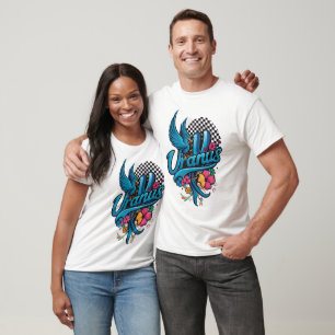 ave fenix en checkered T-Shirt