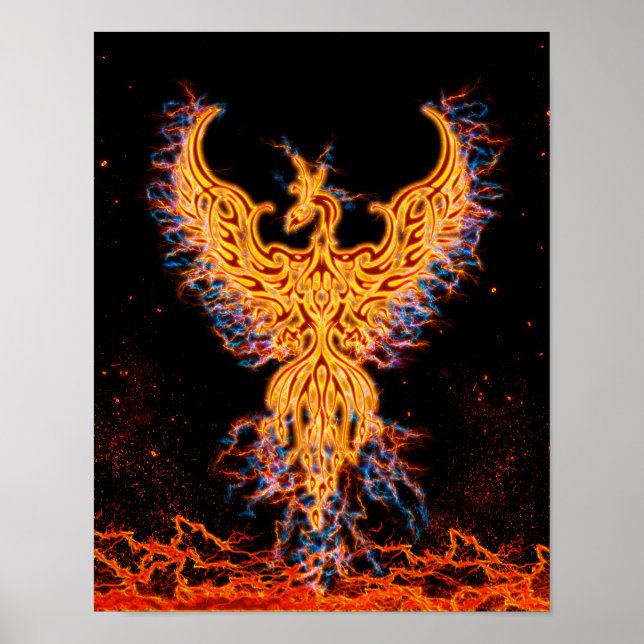 Ave Fenix Golden Fire Storm Poster (Front)