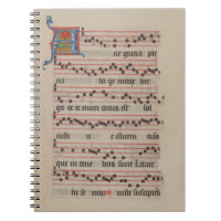 Ave gratia plena - Antiphon Mediaeval Manuscript