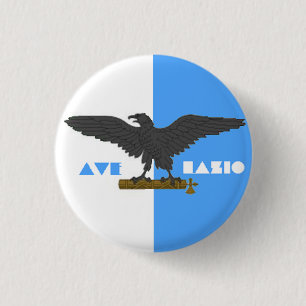 AVE LAZIO 3 CM ROUND BADGE