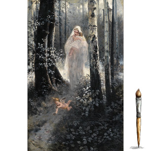 Ave Maria by Piotr Stachiewicz Tissue Paper