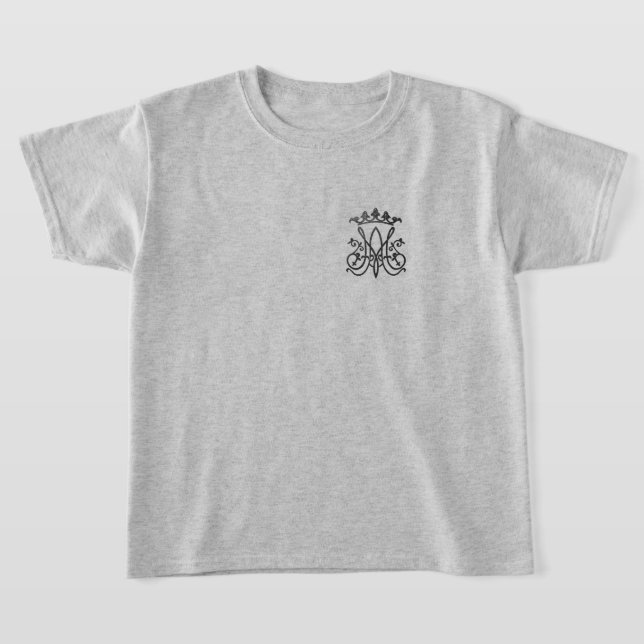 Ave Maria Monogram T-Shirt (Laydown)