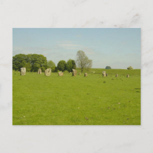Avebury Henge - UK Postcard