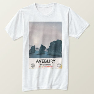 Avebury, Wiltshire Stone circle vintage travel. T-Shirt