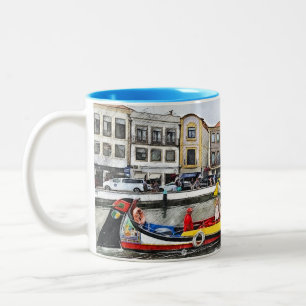 Aveiro- The Real Portugal Two-Tone Coffee Mug