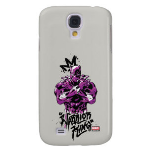 Avengers Classics   Black Panther Warrior King Galaxy S4 Case