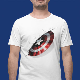 Avengers Classics   Captain America Shield Struck T-Shirt