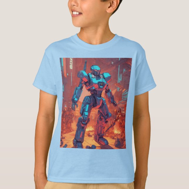  Avengers in a dense urban environment t-shirt kid (Front)
