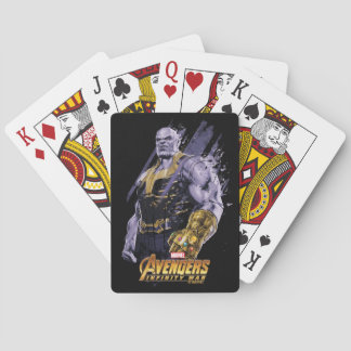 Avengers: Infinity War | Thanos Shattered Graphic Playing Cards