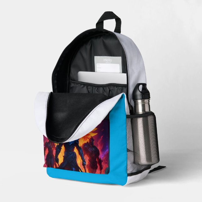 "Avengers Superhero School Bag – Unleash the Power (Back Corner Right (Open))