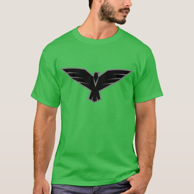 Avenging Hawk Emblem  T-Shirt (Front)