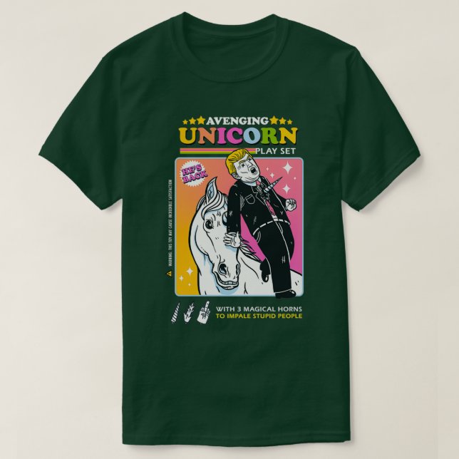 Avenging Unicorn T-Shirt (Design Front)
