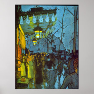 Avenue De Clichy by Louis Anquetin Poster