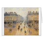 Avenue de l'Opera, Snow Effect by Camille Pissarro