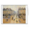Avenue de l'Opera, Snow Effect by Camille Pissarro