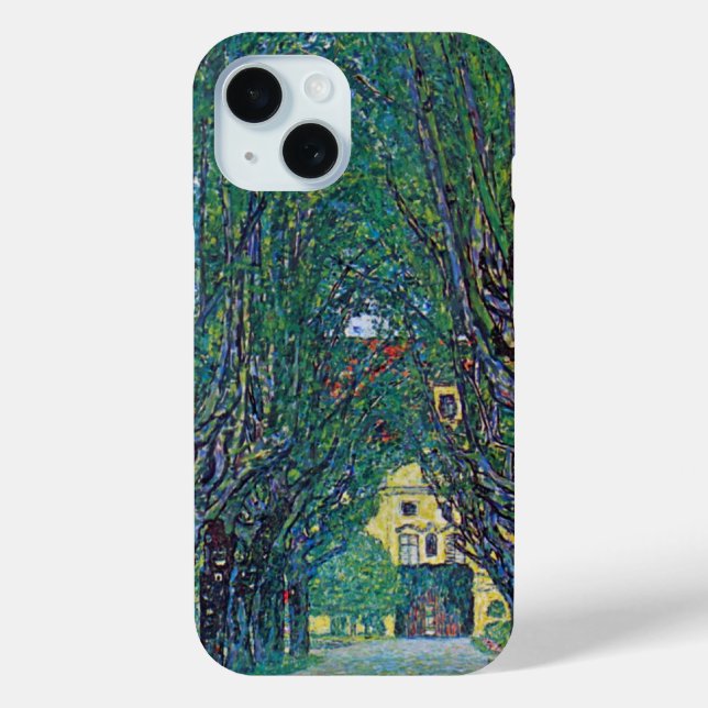 Avenue In Schloss Kammer Park by Gustav Klimt Case-Mate iPhone Case (Back)