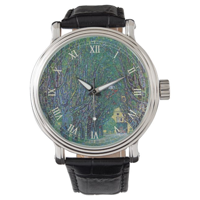 Avenue In Schloss Kammer Park by Gustav Klimt Watch (Front)