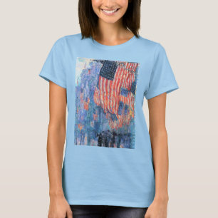 Avenue in the Rain by Frederick Childe Hassam T-Shirt