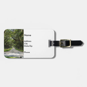 Avenue Of Oaks Luggage Tag