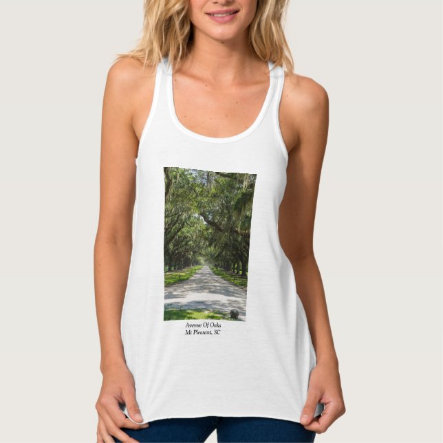 Avenue Of Oaks Tank Top (Front)