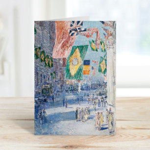 Avenue of the Allies   Childe Hassam Card