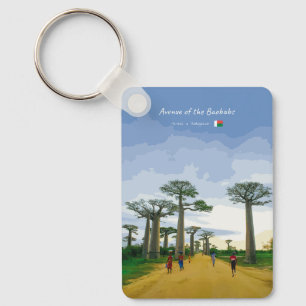 Avenue of the Baobabs, Madagascar - Landsc Classic Key Ring