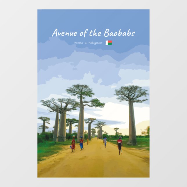 Avenue of the Baobabs, Madagascar - Landscape (Sheet)