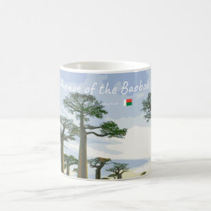Avenue of the Baobabs, Madagascar - Landscape Coffee Mug
