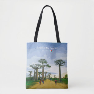 Avenue of the Baobabs, Madagascar - Landscape Tote Bag