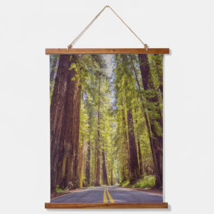 Avenue of the Giants Coastal Redwoods  Hanging Tapestry
