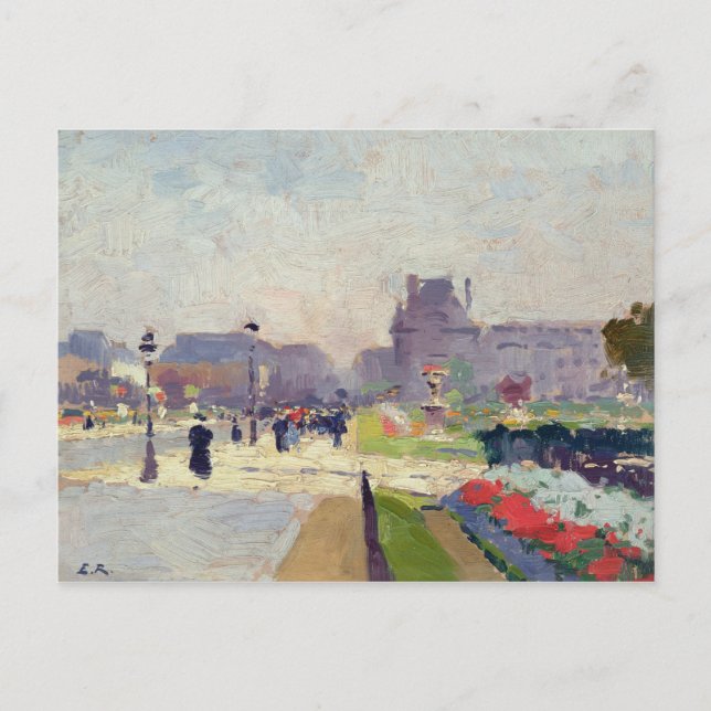 Avenue Paul Deroulede, Tuileries, Paris Postcard (Front)