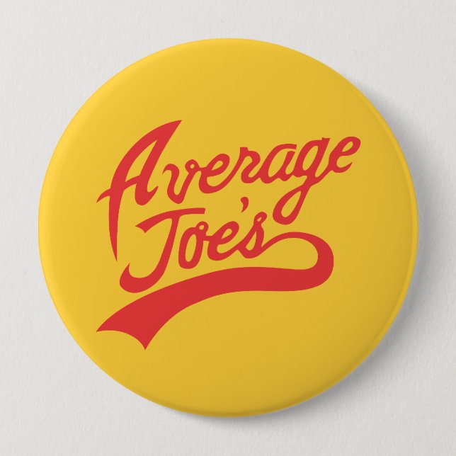 Average Joe's 10 Cm Round Badge (Front)