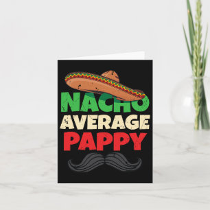 Average Pappy Daddy Fathers Day Pa American Dad Card