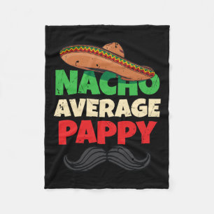 Average Pappy Daddy Fathers Day Pa American Dad  Fleece Blanket