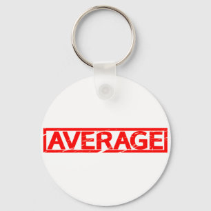 Average Stamp Key Ring