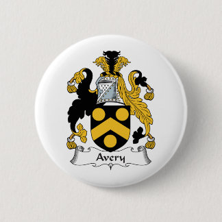 Avery Family Crest 6 Cm Round Badge