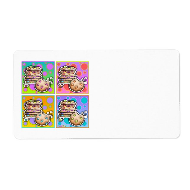 AVERY LABELS - Pop Art COOKIES (Front)