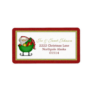 Avery Santa Address Label