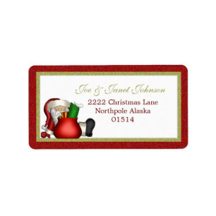 Avery Santa Address Label