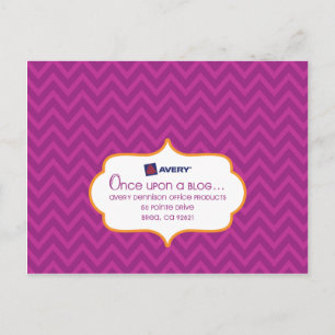 Avery SocialLuxe Postcard