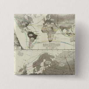 Aves, Birds 15 Cm Square Badge