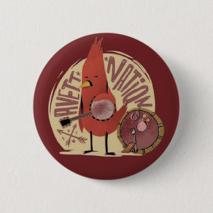 Avett Nation - cardinal button