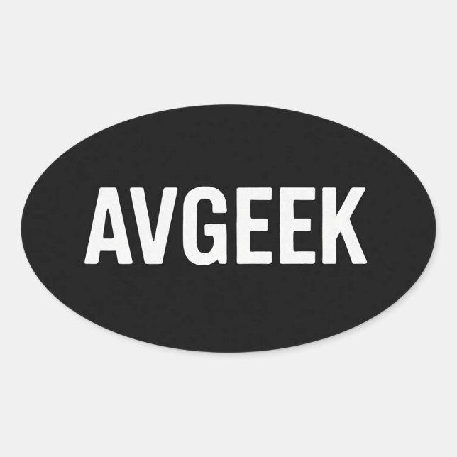 avgeek stickers (Front)