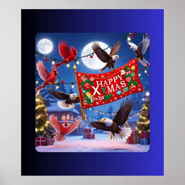 Avian Christmas Carol Poster (Front)