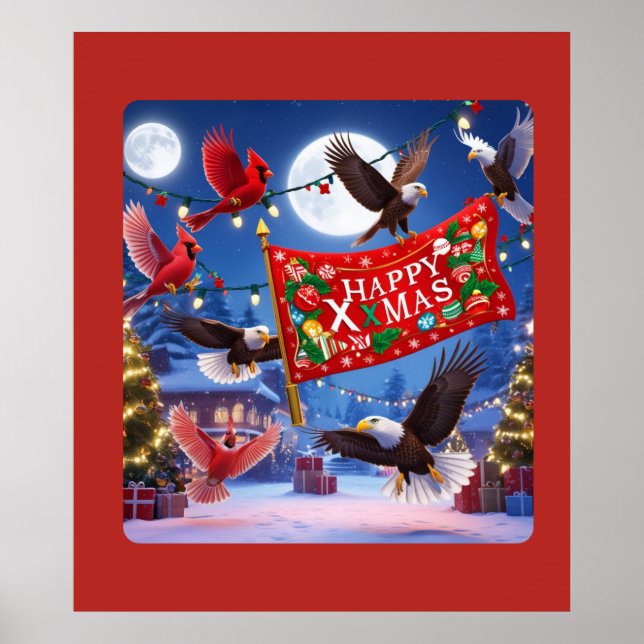 Avian Christmas Serenade Poster (Front)