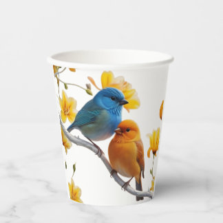 Avian Elegance: A Cup of Nature's Beauty