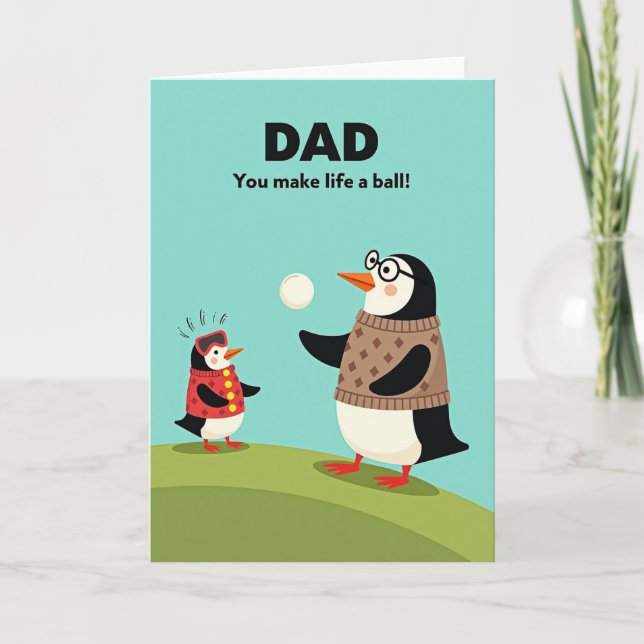 Avian Fathers Day Moment Card (Front)