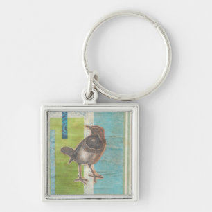 Avian Scrapbook I Key Ring