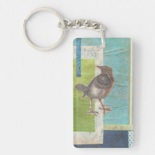 Avian Scrapbook I Key Ring